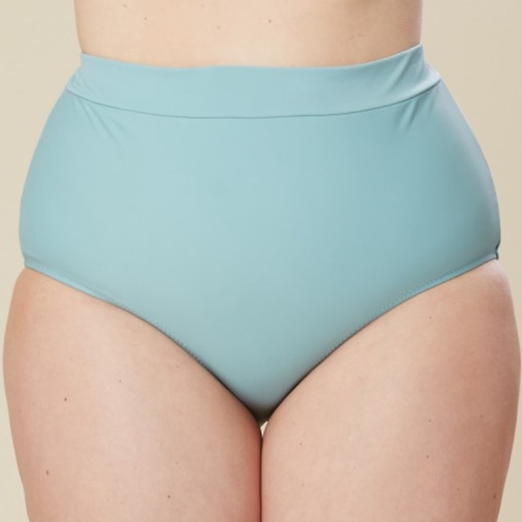 PLUS A BEAUTIFUL SOUL PLAID RUFFLE BIKINI SWIMSUIT - Picture 3 of 5